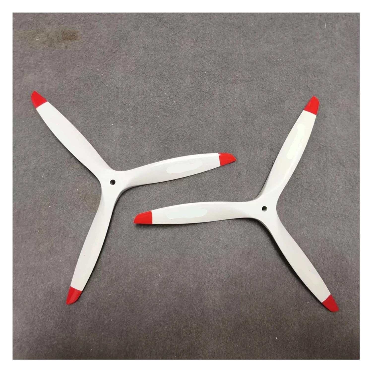 Apto for Modelo de avión RC, 1 Uds., 3 Palas, 20/21/22/23/24 Pulgadas, hélice de Madera Blanca hacia adelante (CCW) y Marcha atrás (CW)(23x8 CW Pull 1pcs)