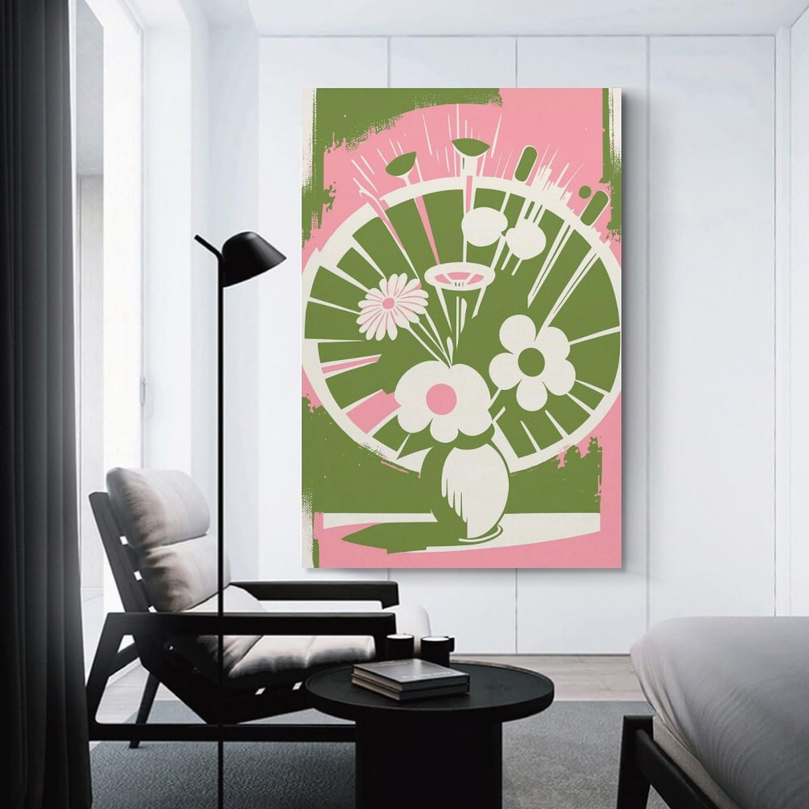 Junmoney Emma Bouquet of Flowers Wall Art Print, 12x18inch(30x45cm), for Lounge Decor, Bedroom Walls Or Flats, Decorative Artwork for Empty Walls