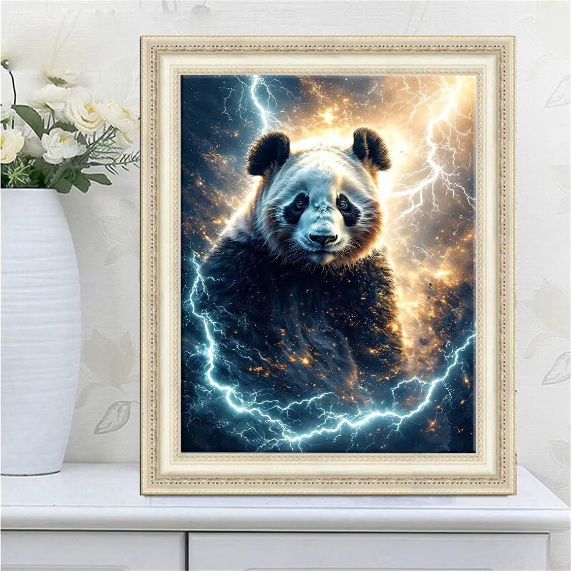 DIY Malarstwo diamentowe 5D, zestawy diamentowej pandy dla dorosłych, sztuka ze strasu, płótno, haft, artykuły rzemieślnicze, dla dzieci i dorosłych, idealna dekoracja ścienna do domu, prezenty dla