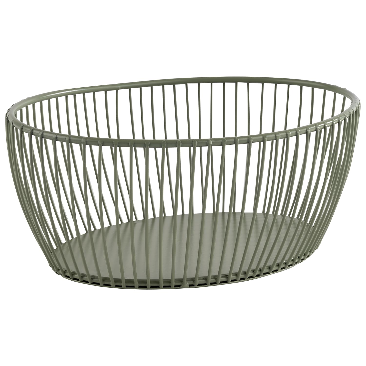 APS Savart 30472 Basket 20 x 15 cm Height 8 cm Smoke Green, 20 x 15 x 8 cm