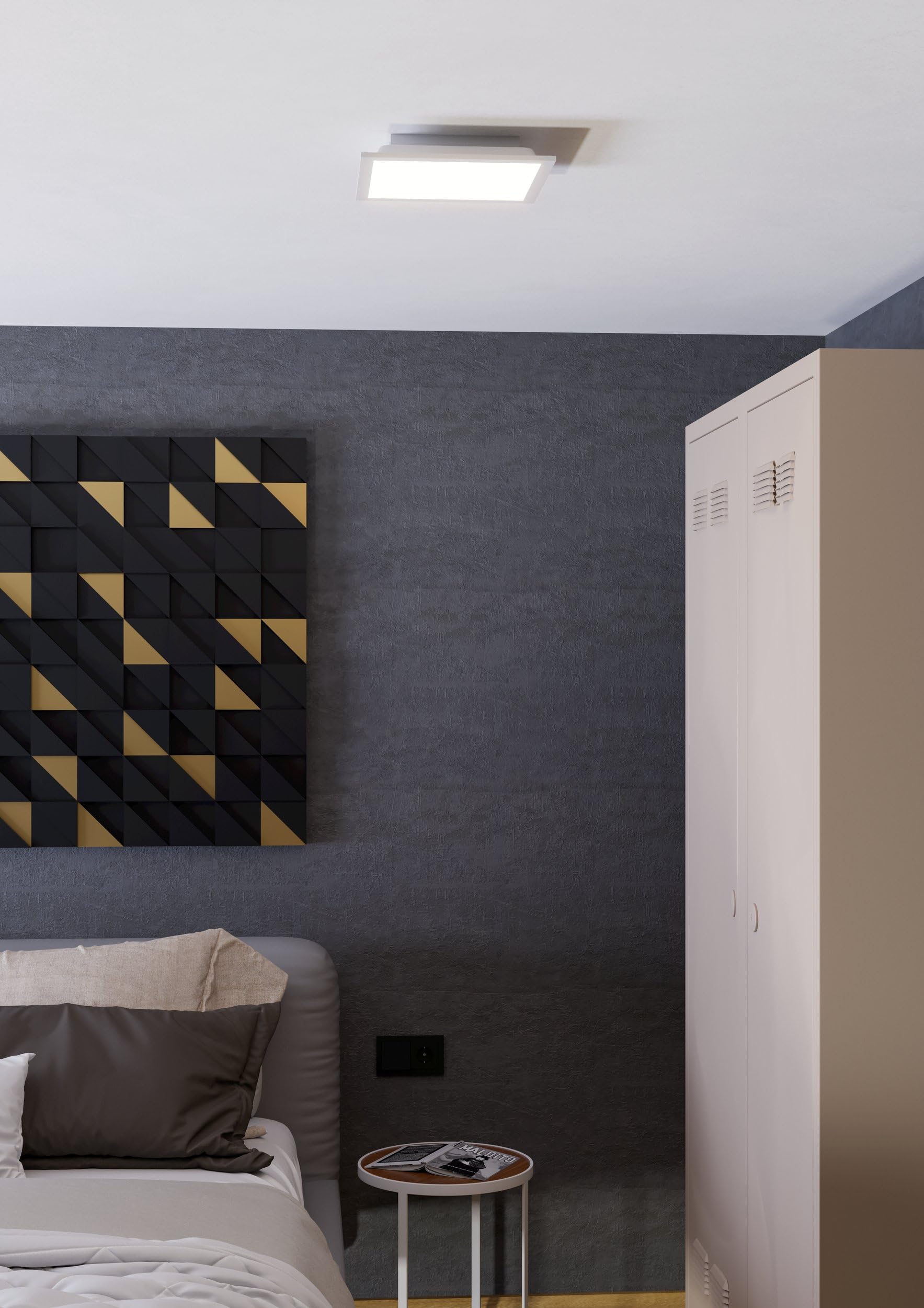 EGLO connect.z Smart-Home LED panel Moradillo-Z 30x30 cm ZigBee sufitowa