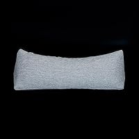 Vista 12 de Almohada de apoyo para el cuello de trigo sarraceno, almohada cilíndrica cervical, almohada ajustable de cáscaras de trigo sarraceno, alivio