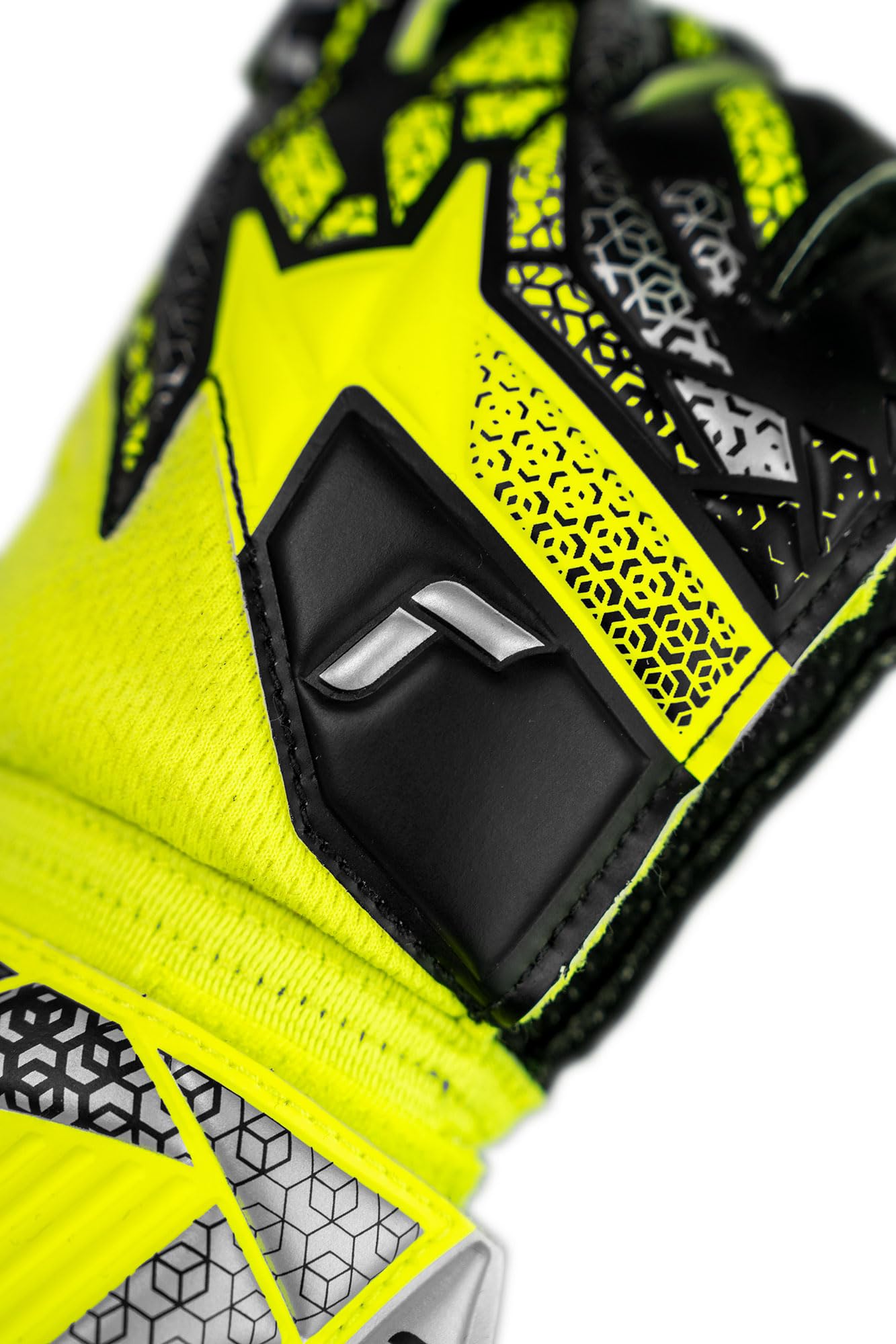 Reusch Torwarthandschuhe Kinder Jugendliche |starker Grip, ergonomische Passform & maximale Stabilität | für Training & Spiel | Naturrasen & Kunstrasen | Größe 3-8 | Attrakt Silver Junior