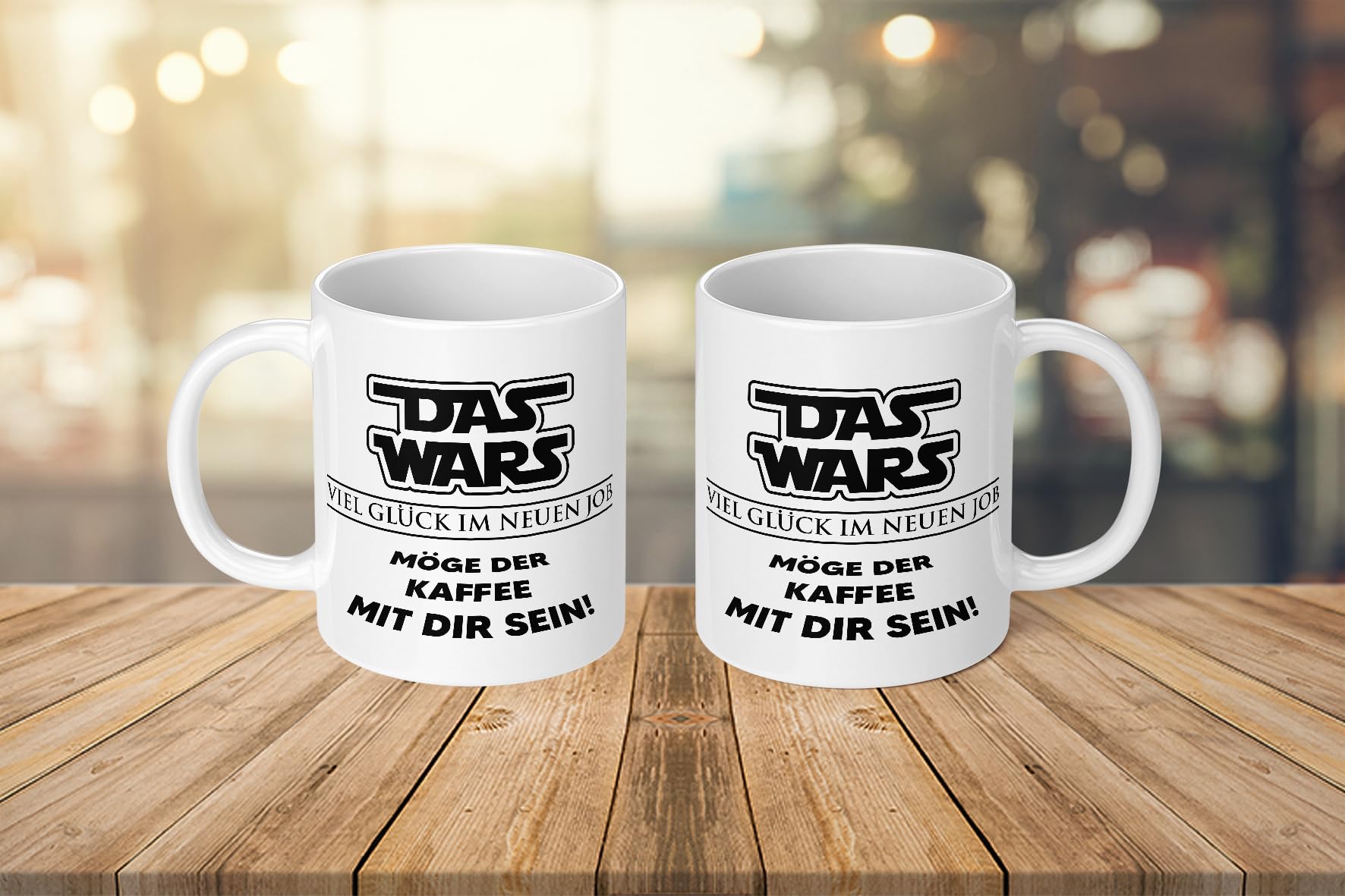 Tasse 'Das Wars' – Geschenk Zum Jobwechsel, 330 Ml, Keramik, Spruch 'Viel Glück Im Neuen Job'