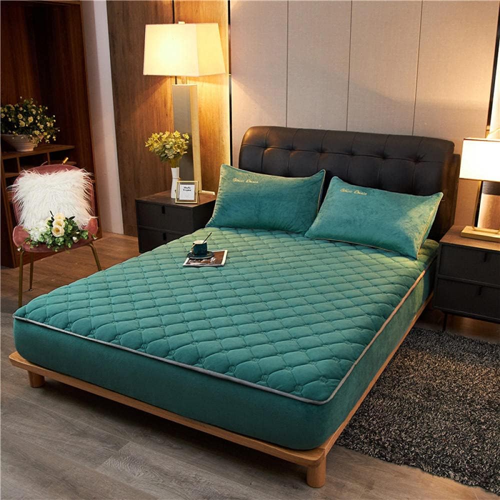 Stain Resistant Flat Sheet with Deep Pockets, Thick Warm Crystal Velvet