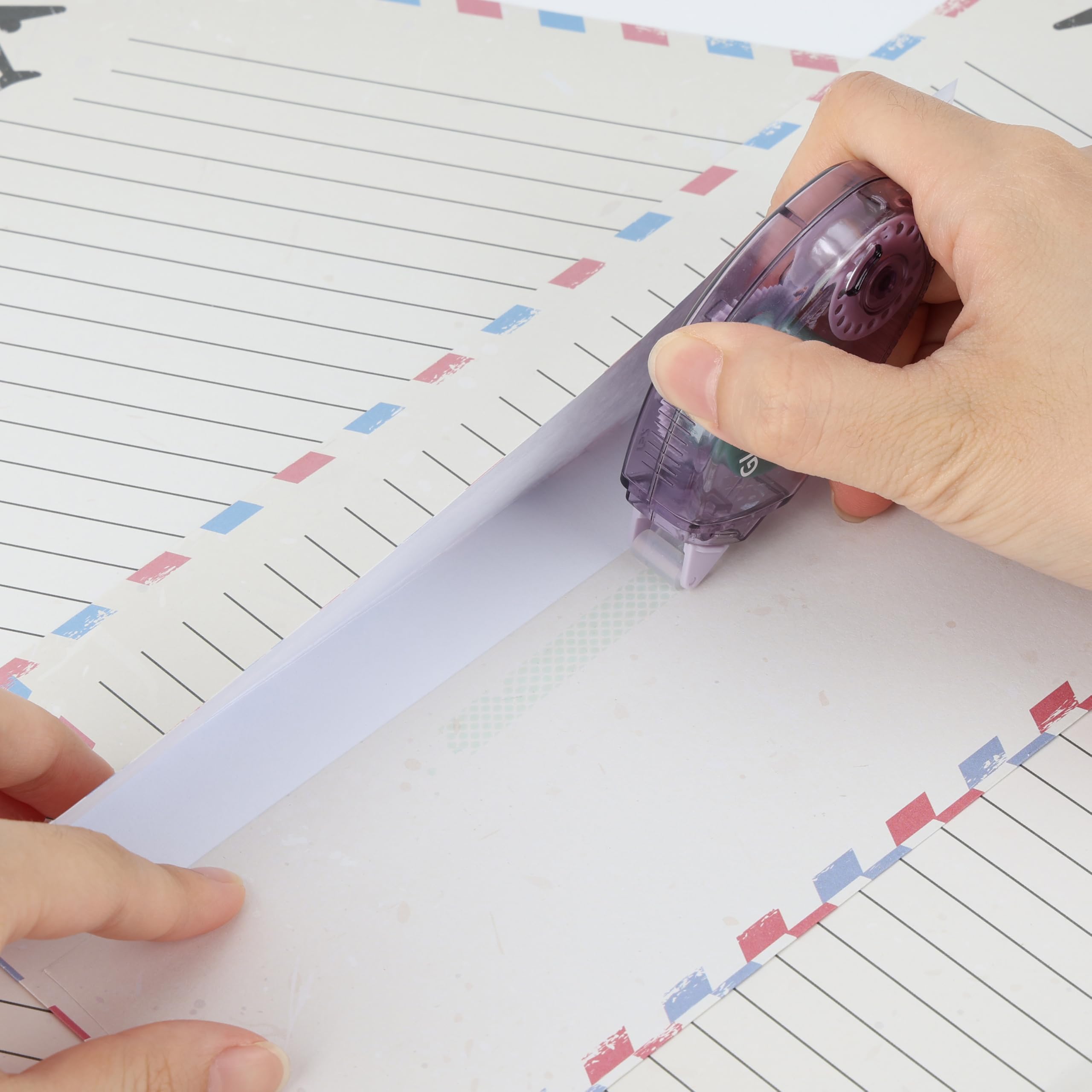 Mr. Pen - Nastro biadesivo per scrapbooking, confezione da 8, colorato, dispenser di nastro adesivo per scrapbooking