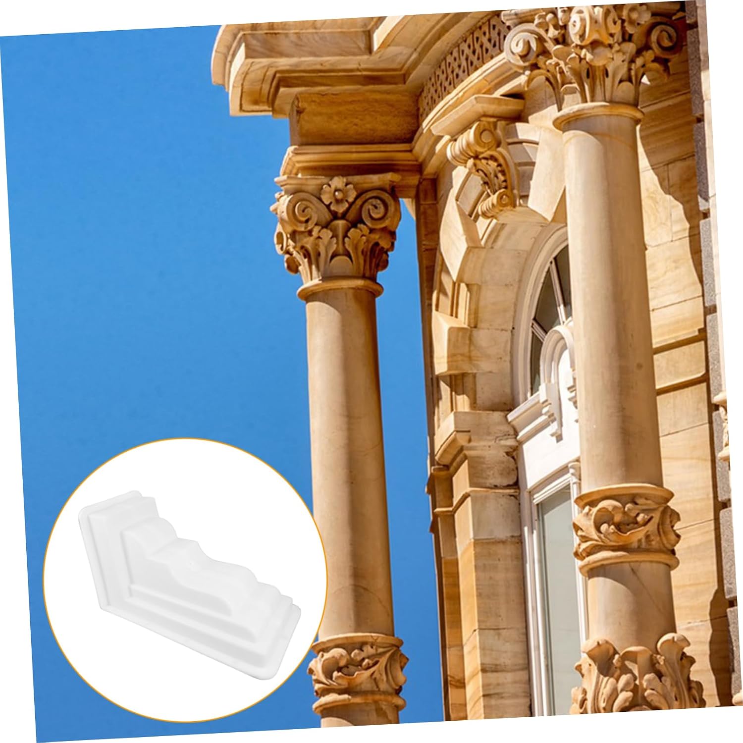 Abaodam DIY Villa Corbel Mold Lightweight Concrete Casting Molds for Roman Columns Easy Demolding