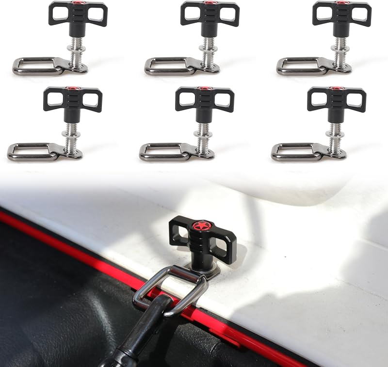 Kit de parafusos de remoção do hardtop RERPRO M8 para Jeep Wrangler, Gladiator e Ford Bronco – 6 peças