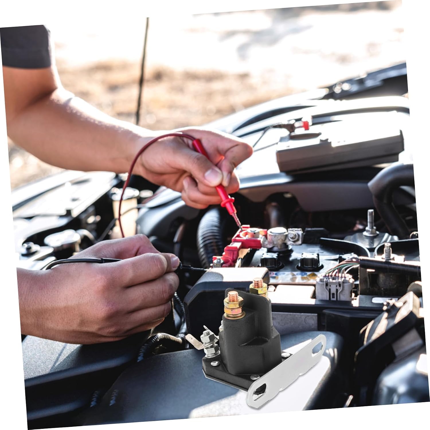 ULTECHNOVO Golf Cart Starter Relay Solenoid Replacement Design for Other Models Performance and Efficient