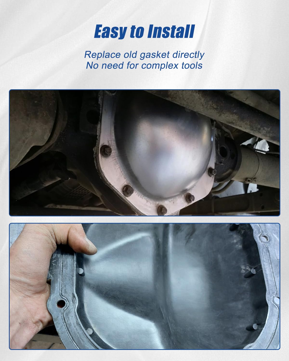22943110 Rear Axle Housing Cover Gasket Differential Seal Fit for Chevrolet Silverado 1500 Express 2500 3500, Fit for GMC Sierra Savana Yukon XL 2015-2020, Replace 85720902