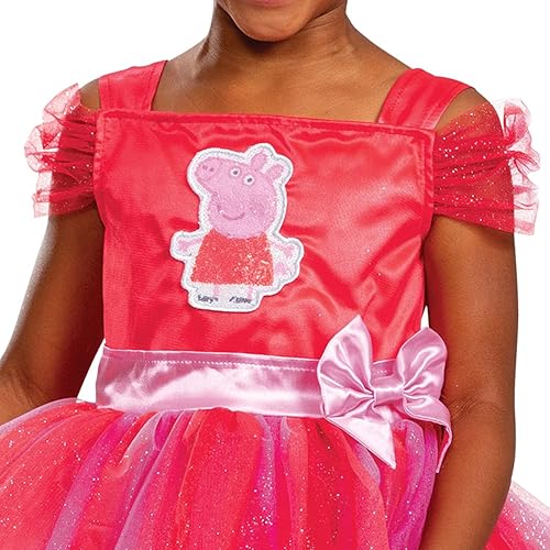Miniatura 4 de Disguise Disfraz de Peppa Pig para niños, disfraz oficial de Peppa Pig para niña pequeña