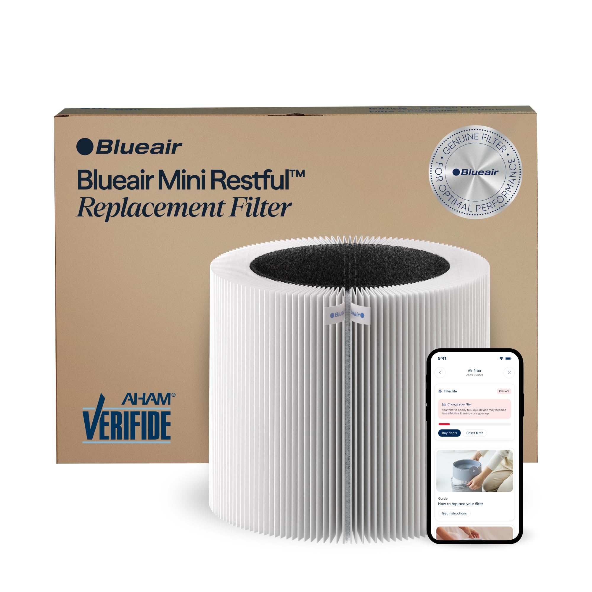 BLUEAIR Mini Max Purificatore d'aria, rimuove il 99, 97% di polvere — immagine 11 di 16
