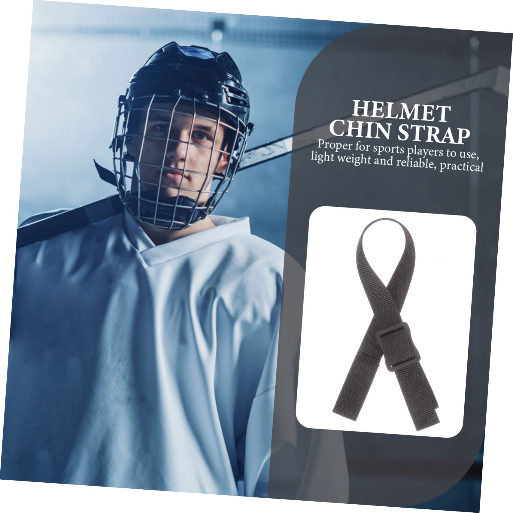 5 Juegos Correa de Barbilla para Casco de Hockey Reemplazo de Accesorio Deportivo Correa para Compatible con Hockey sobre Hielo y Béisbol