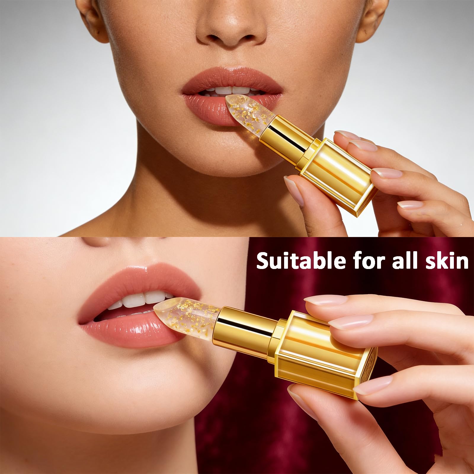 Areliaa Lipstick, PH Adjusting Lipstick for Mature Women, Clear Transferproof Color-Changing Lipsticks, Long-Lasting Hydration Without Stripping, Deep Nourishment (1pc) — view 5