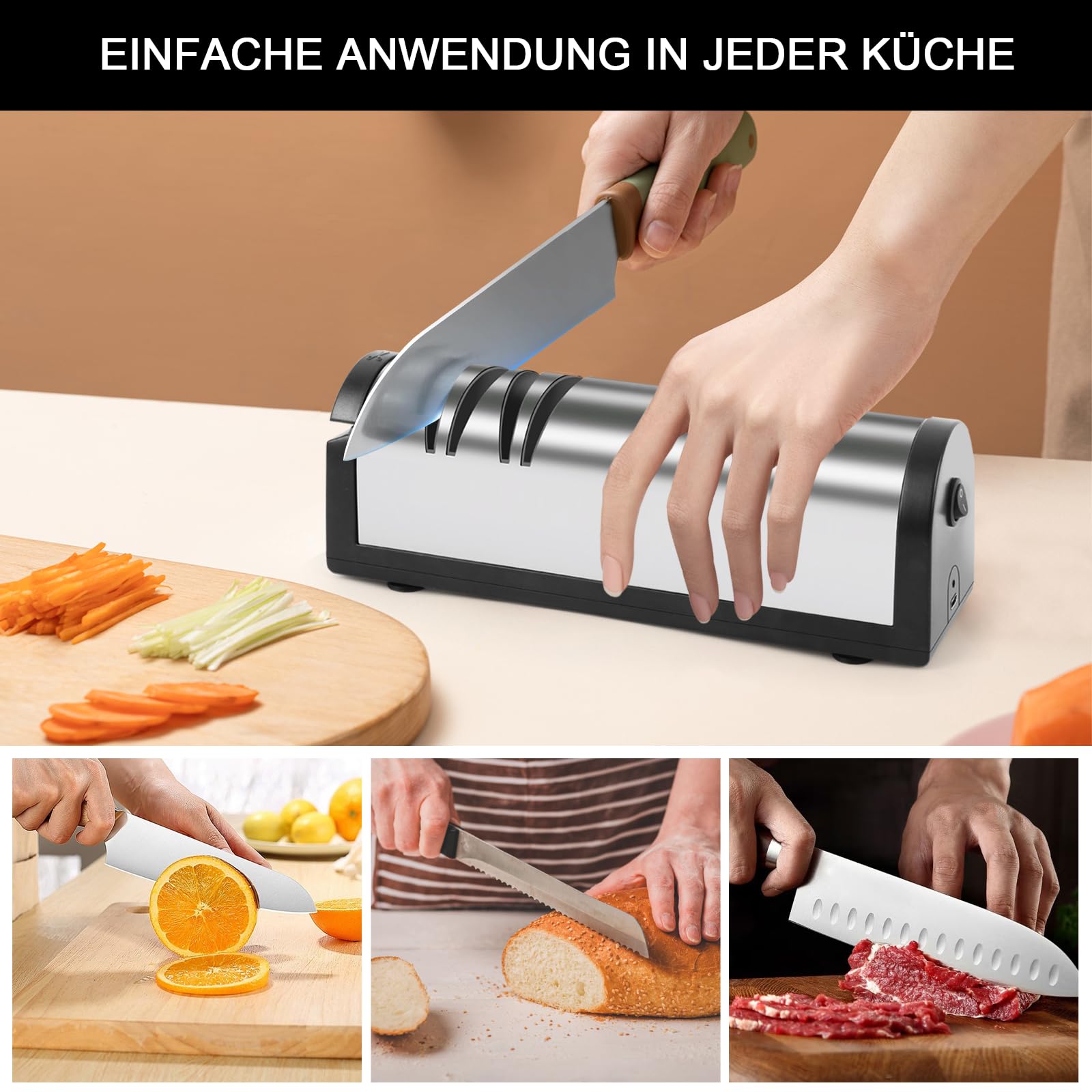 SOARFLY Elektrische messenslijper, elektrisch, eenvoudige