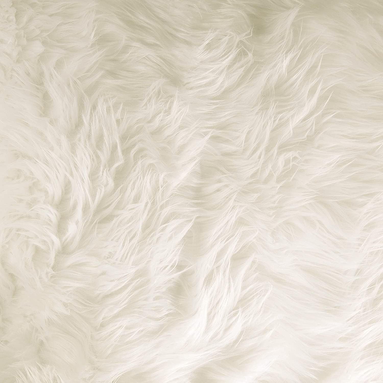 Buy FabricLA Shaggy Faux Fur Fabric by The Yard 180" x 60" Inches 457