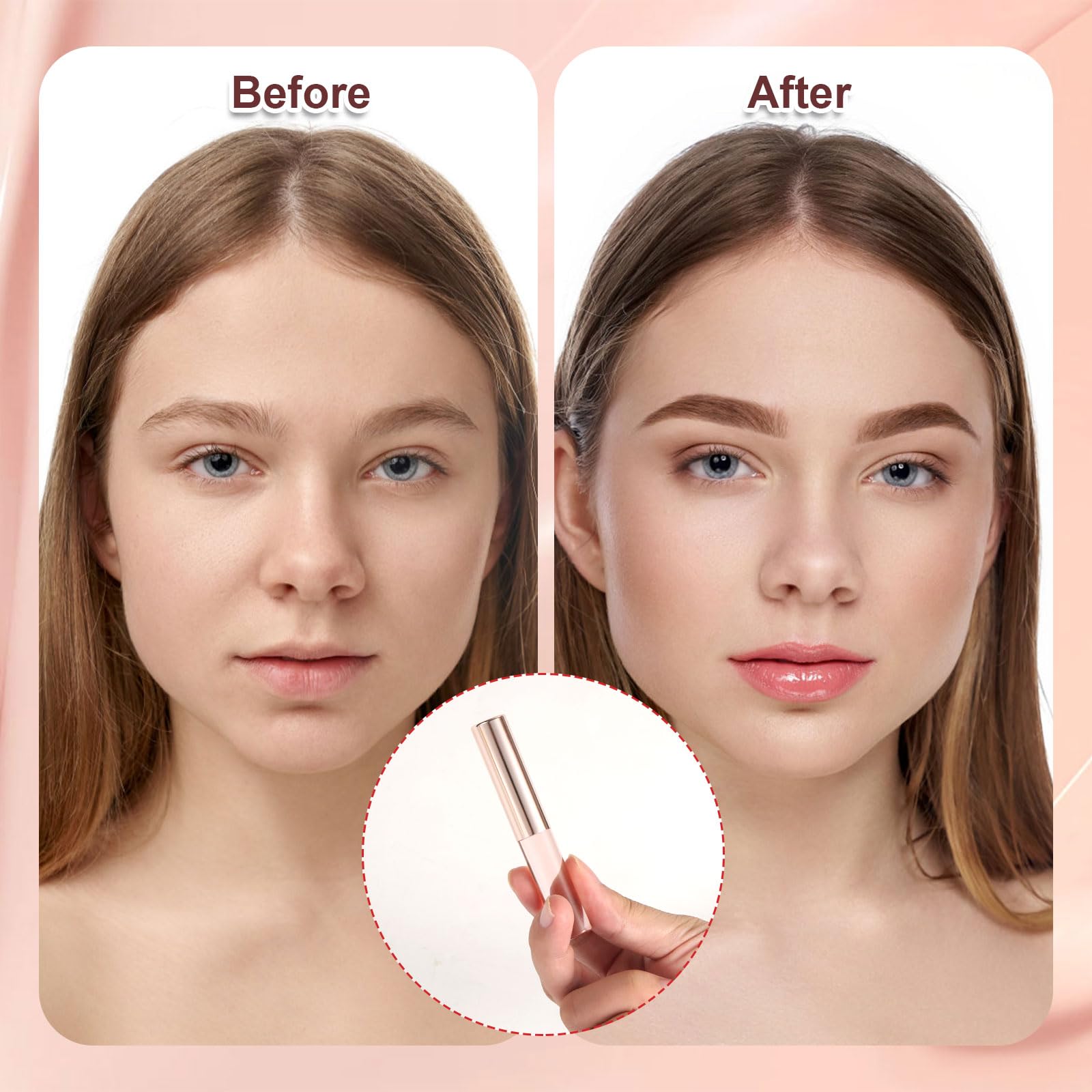 2 Pezzi Pennello per Labbra in Silicone, Applicatore Maschera Labbra con Cappuccio Multifunzionale Pennello Trucco per Rossetti Lucidalabbra Balsamo Labbra Correttore e Nail