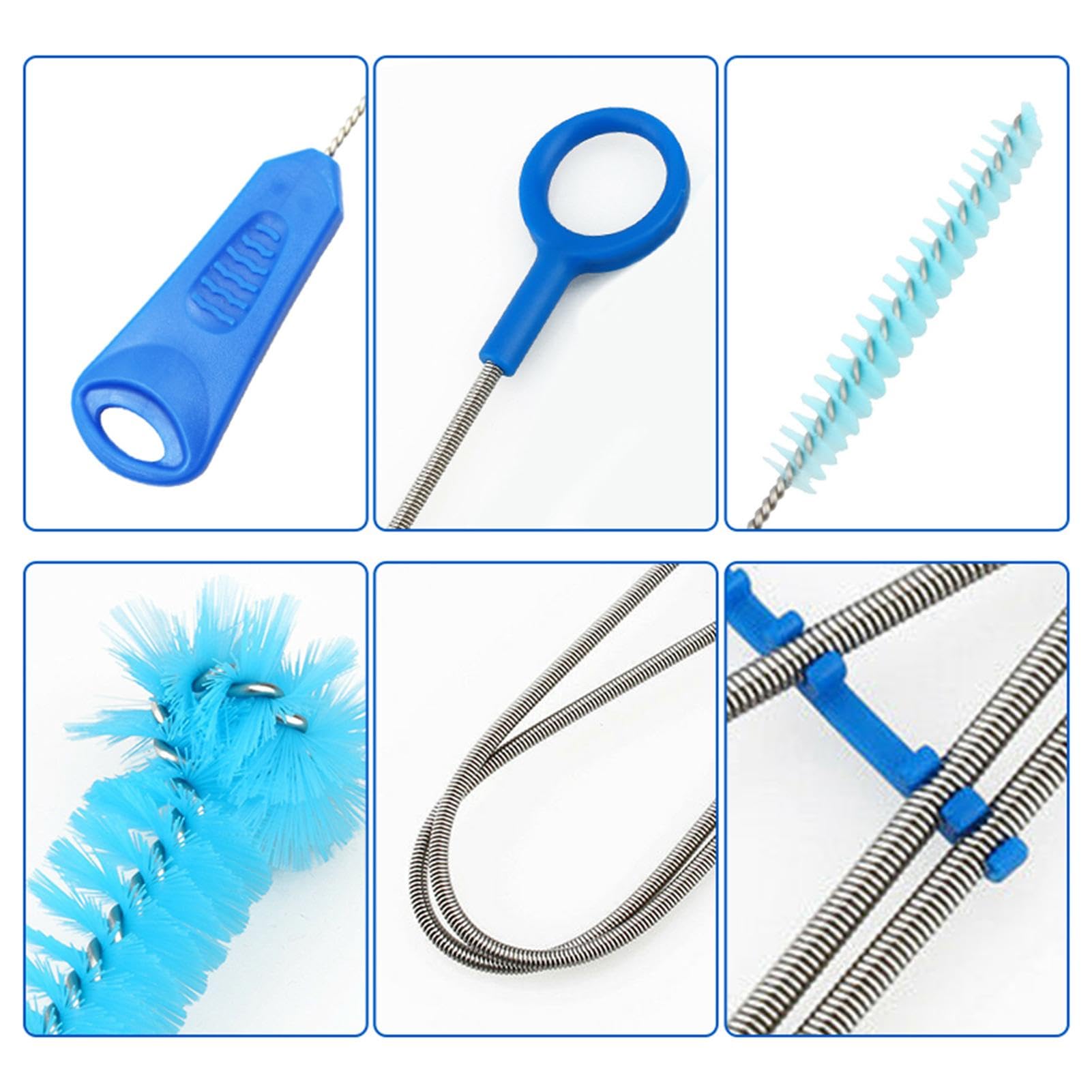 Kit di pulizia per sacca idrica universale, 4 in 1, set di spazzole per la pulizia del tubo della vescica, kit di pulizia multifunzione per serbatoio d'acqua universale, 1 set. , Refer to