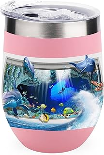 304 ml kreatywność termos ze stali nierdzewnej 304 izolowany kubek design piękny podmorski ryby akwariowe dla chłopców dziewcząt przyjaciół ukochanych na Walentynki prezent prezent