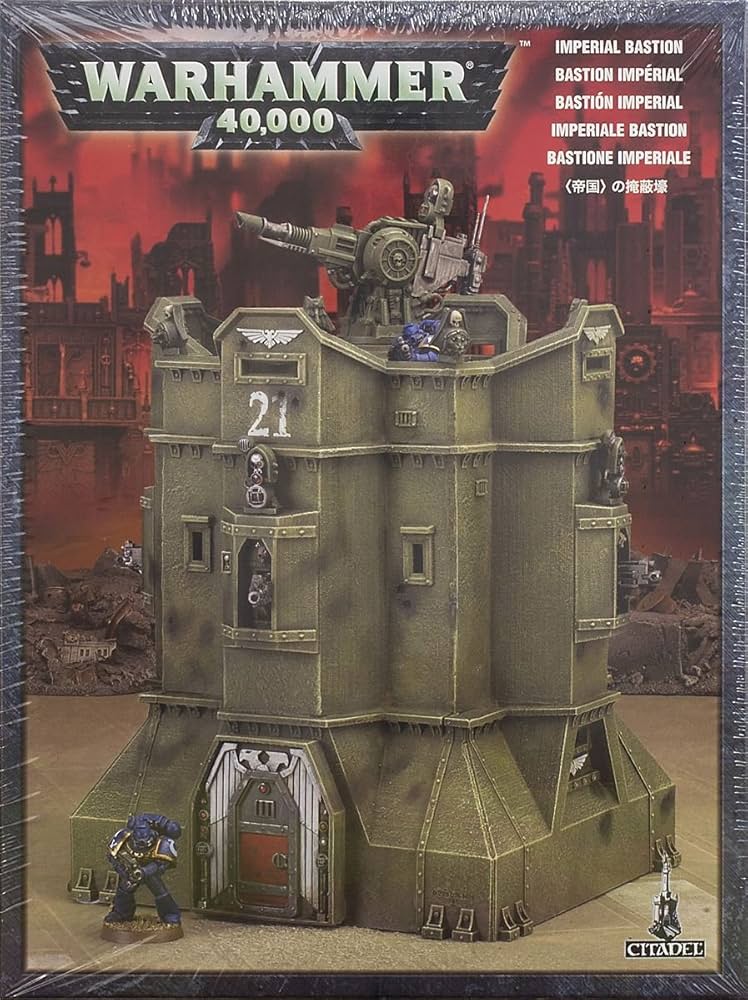 [未組み立て] Imperial Bastion 帝国の掩蔽壕　1個 ウォーハンマー 40000】 IMPERIAL BASTION 帝国の掩蔽壕
