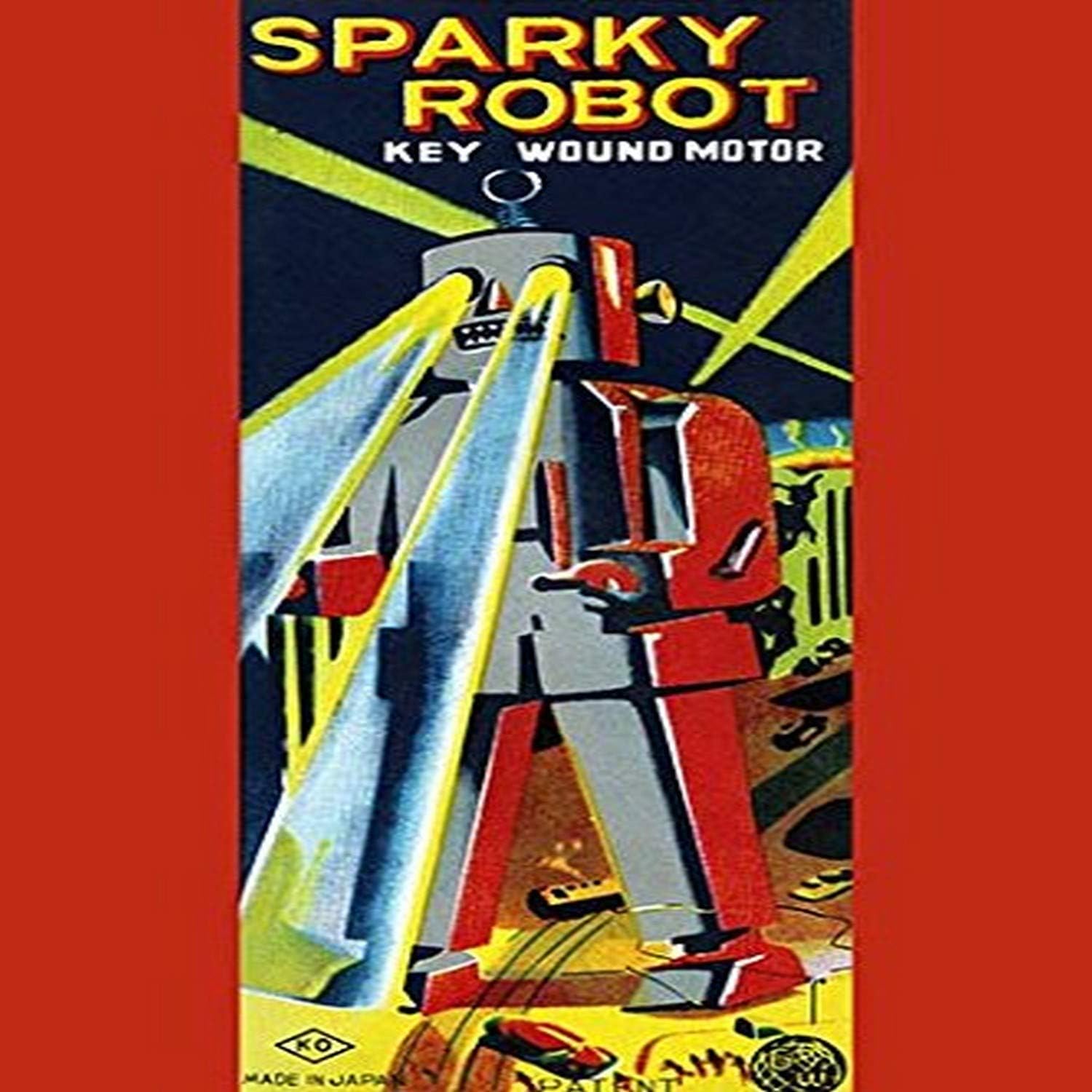 Buyenlarge 0-587-24993-5-G1827 'Sparky Robot' Giclee Fine Art Print, 18" x 27"