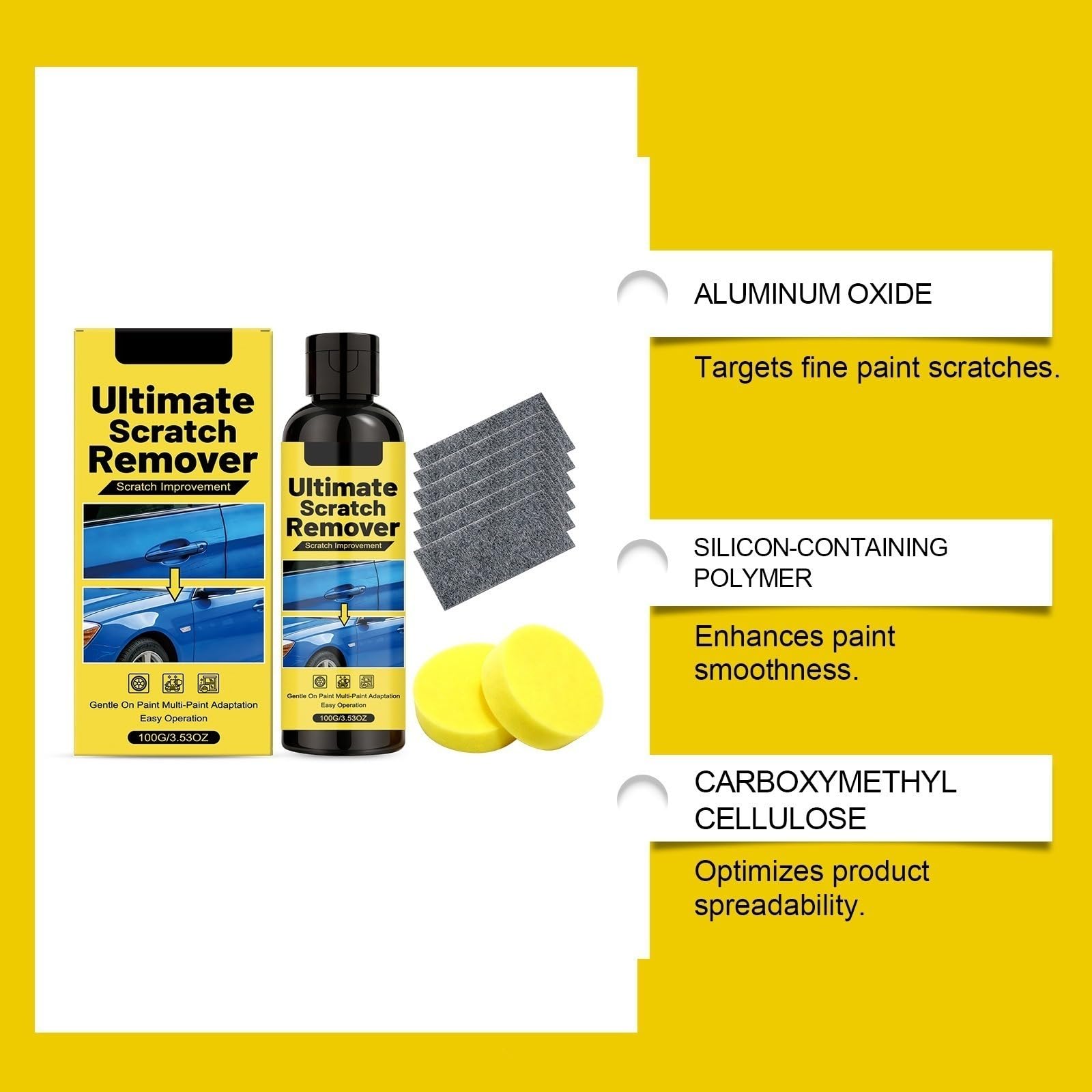 Rasguño Remover Coche, Borra Rayas Profundo Coche | Reparación y restauración de arañazos y arañazos de pintura automotriz, mantenimiento y limpieza regulares de vehículos