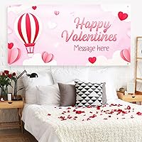 Vista 177 de Cartel de fondo personalizado para el día de San Valentín, decoración de San Valentín, letrero de vinilo con texto en inglés "Be My Valentine