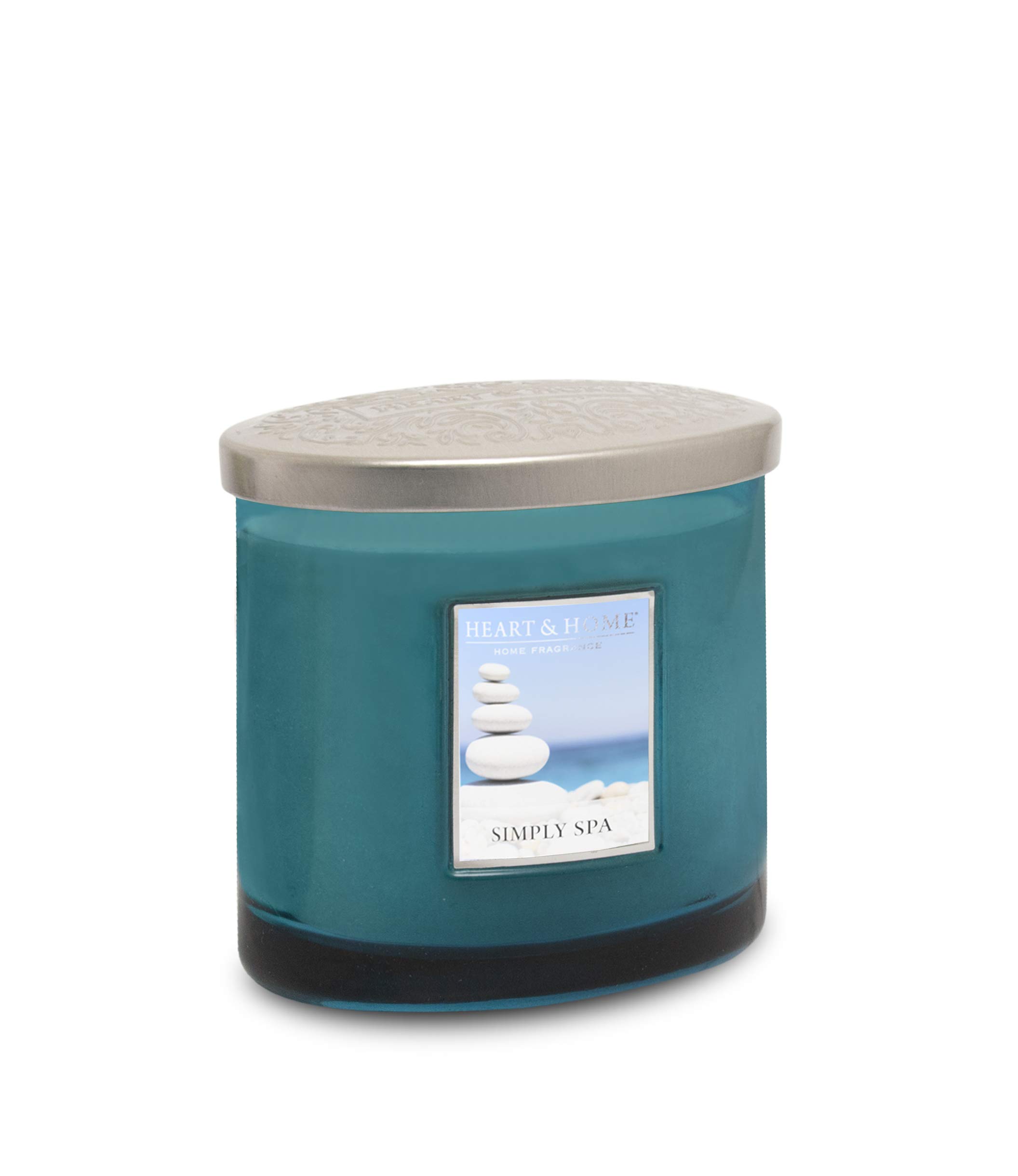 Heart And Home Simply Spa Heart & Home Twin Wick Ellipse Candle (Simply Spa)