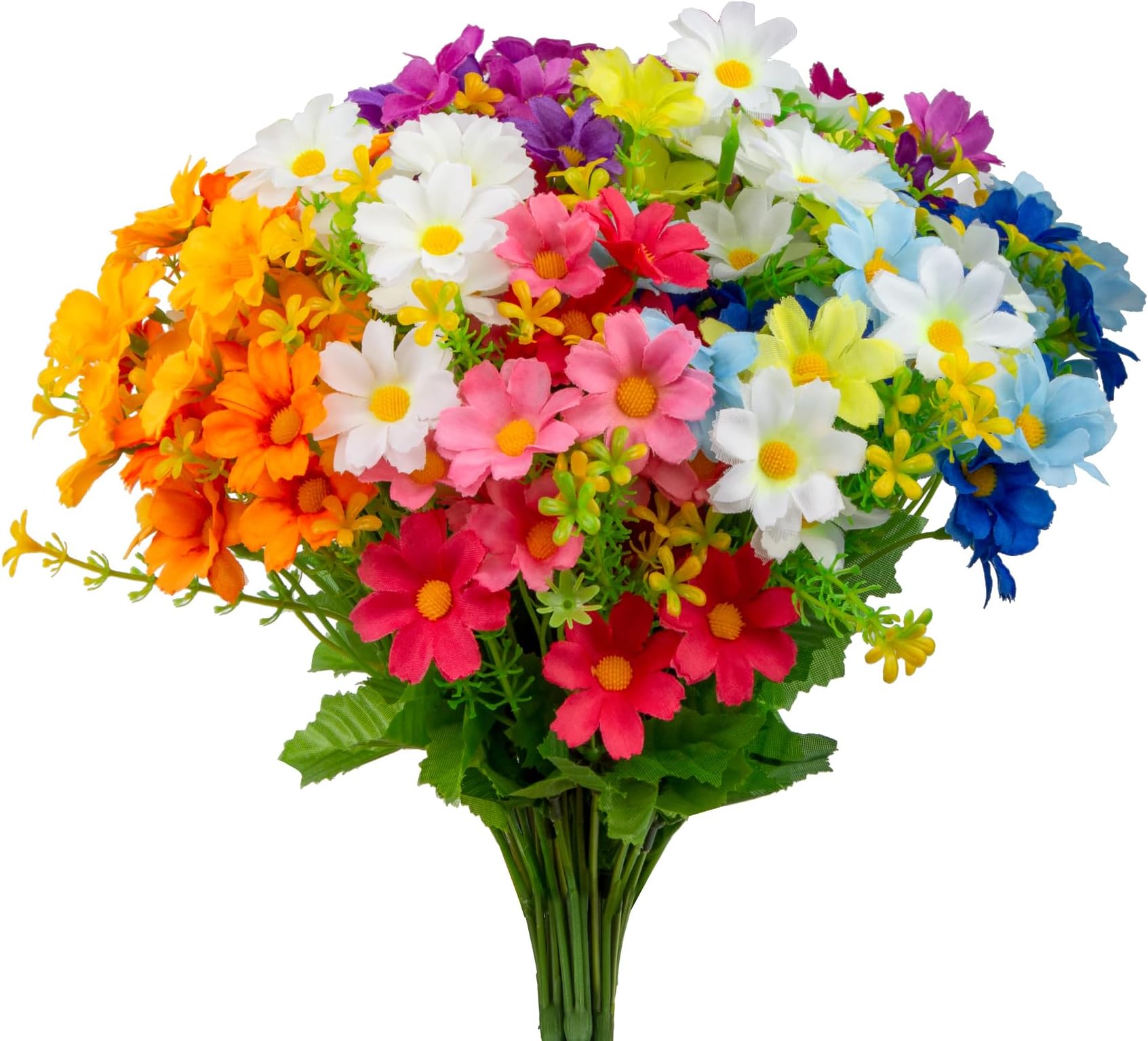 Hywean Homd 7 Bouquets Fleurs Artificielles de Marguerite, Fleurs ...