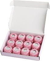 Vista 13 de Rhapsody Hilo de algodón perla tamaño 8 hilo de ganchillo Perle 12 bolas Set tejido a mano, bordado, sashiko, punto de cruz, costura, punto