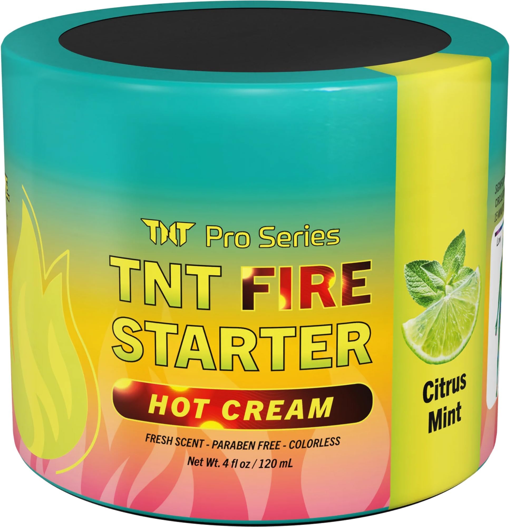 TNT Firestarter Workout Enhancer Sweat Gel: Hot Cream for Tummy Belly Firming, Sweet Scent - Thigh & Arm Hot Sweat Cream: Exercise Thermogenic Cream for Men & Women, Skin Tightening Heat Lotion