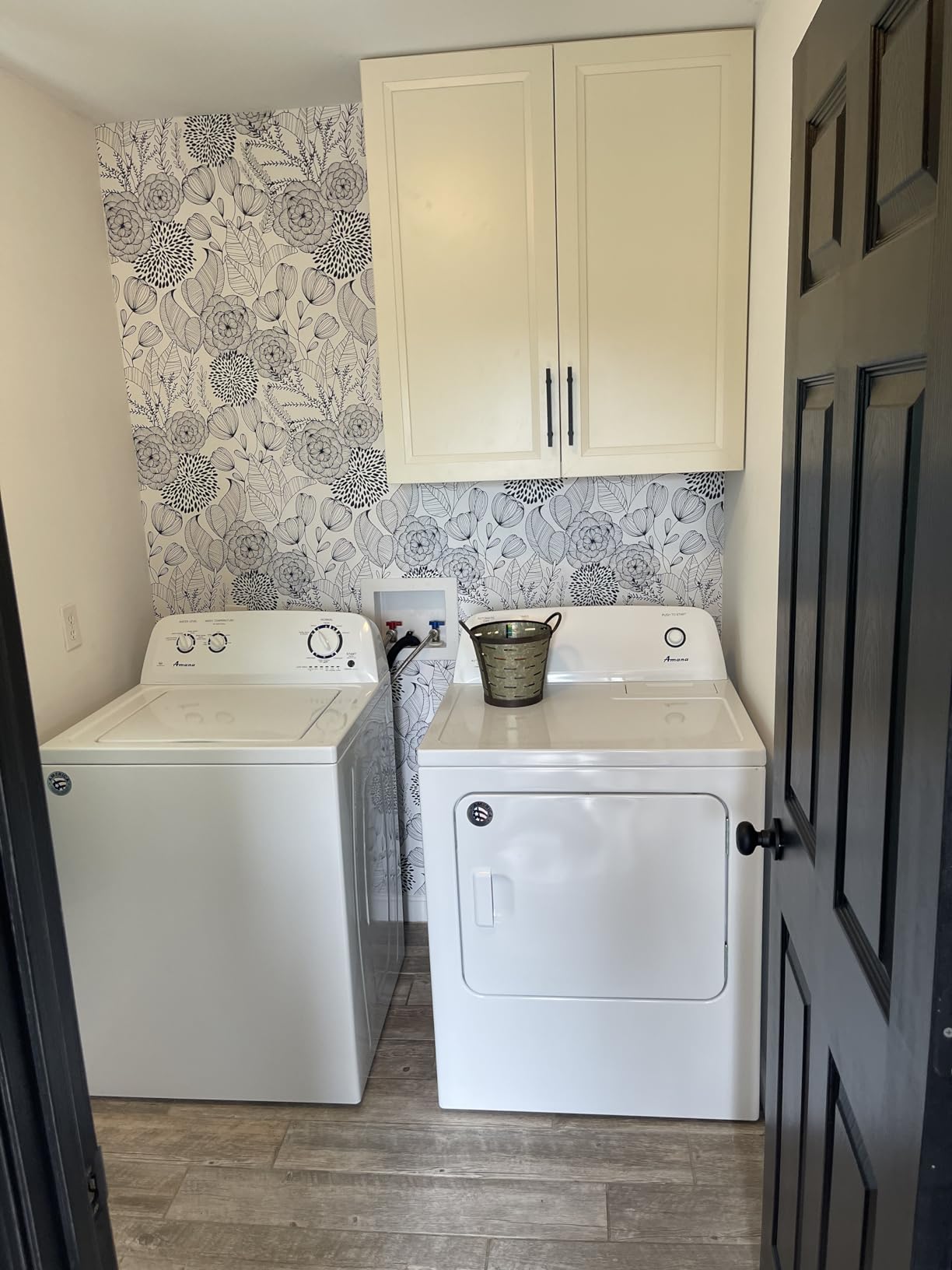 6/mo Finance NuWallpaper NUS3830 Navy Secret Garden Peel & Stick Wallpaper, Blue Buy Now