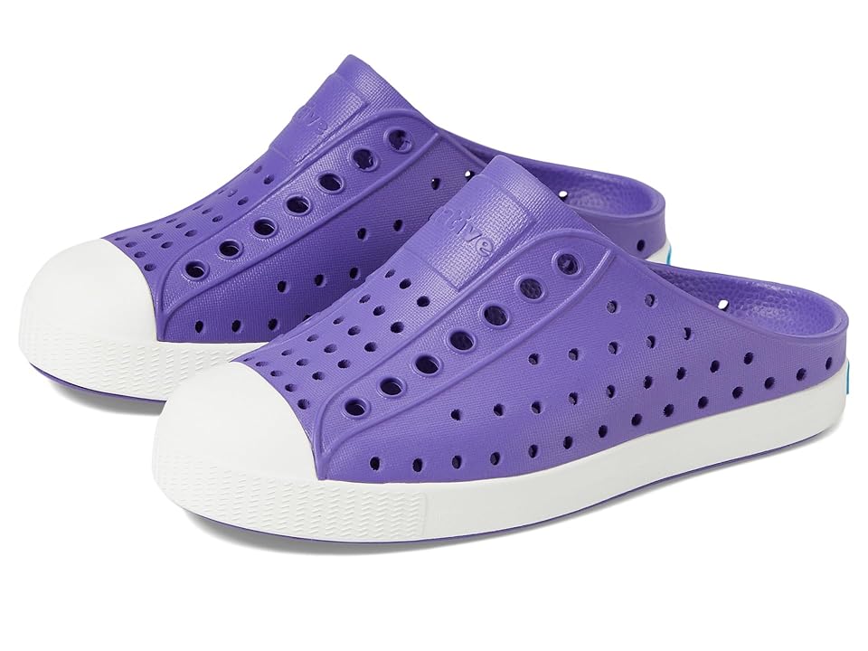 Native Shoes Kids Jefferson Clog (Little Kid/Big Kid) (Ultra Violet/Shell White) Kid's Shoes INTERNATIONAL SHIPPING