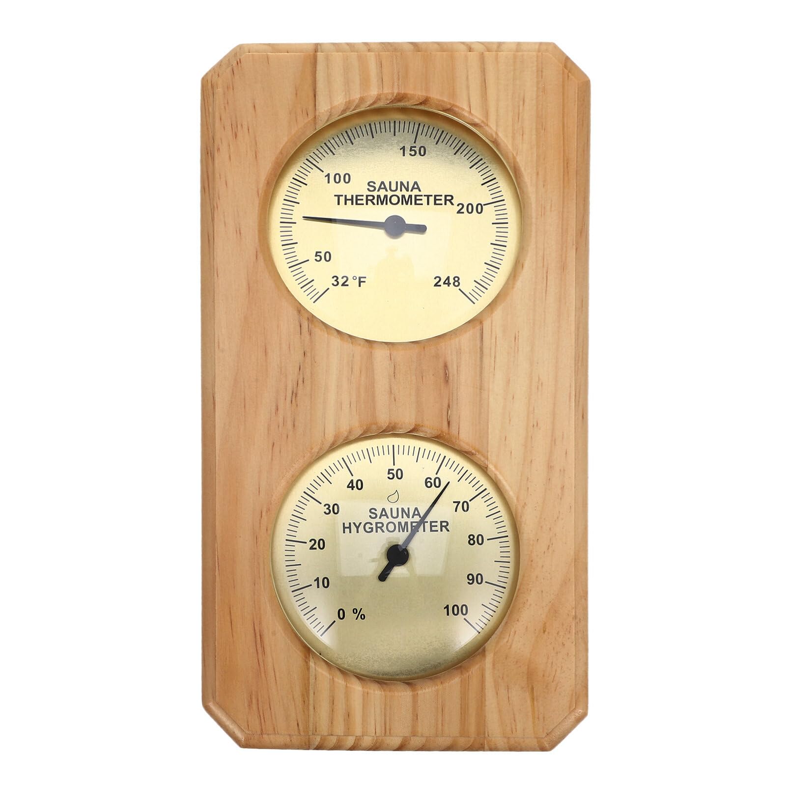 Baluue Indoor Humidity Meter Sauna Room Thermometer Material Thermohygrometer Wall Mount Design