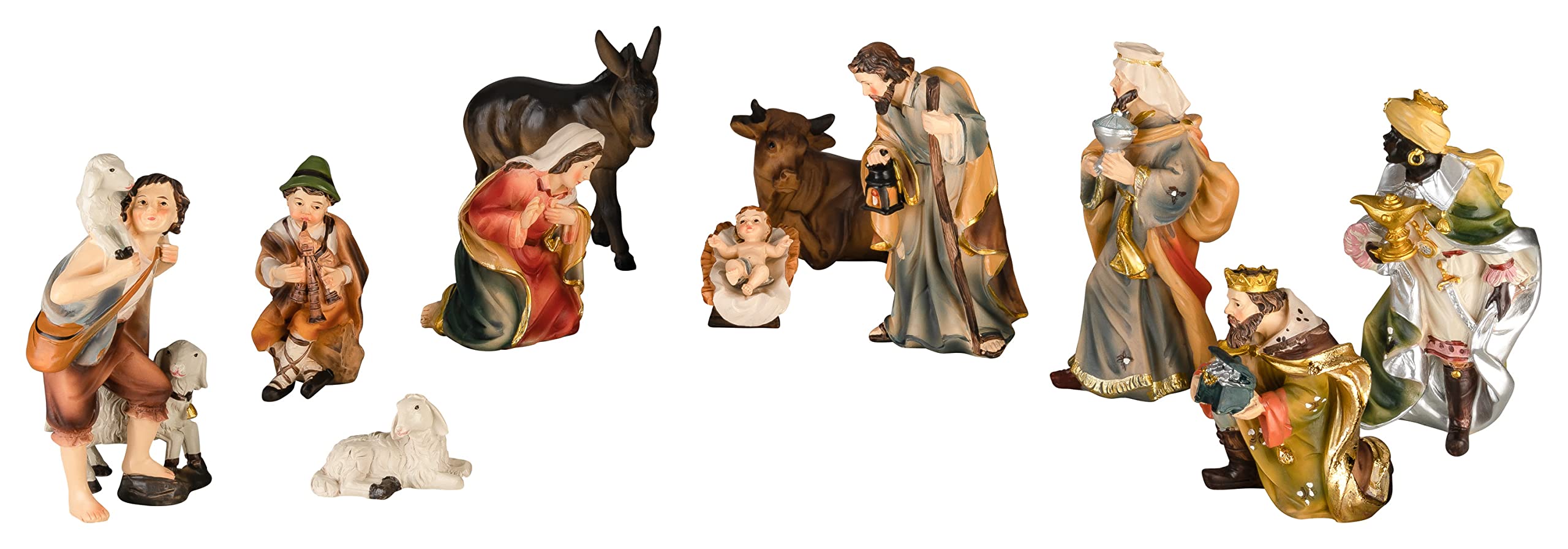 MaMeMi Mathias - 10 figurines pour crèche de Noël