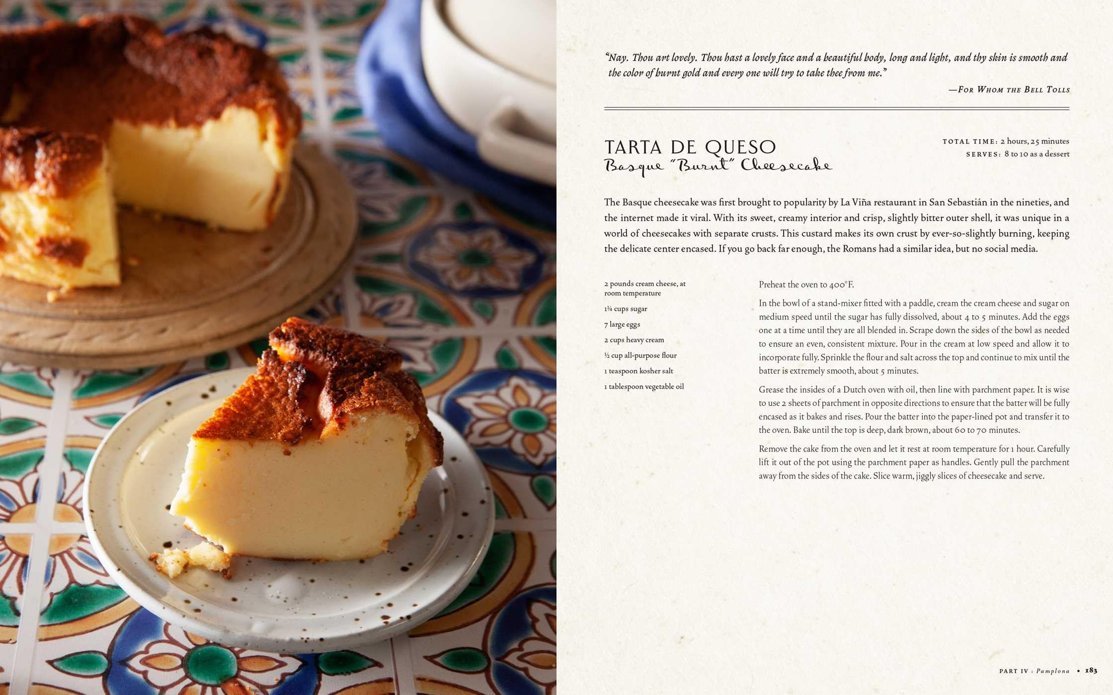 Hemingway's Spanish Table: A Culinary Journey in 60+ Recipes