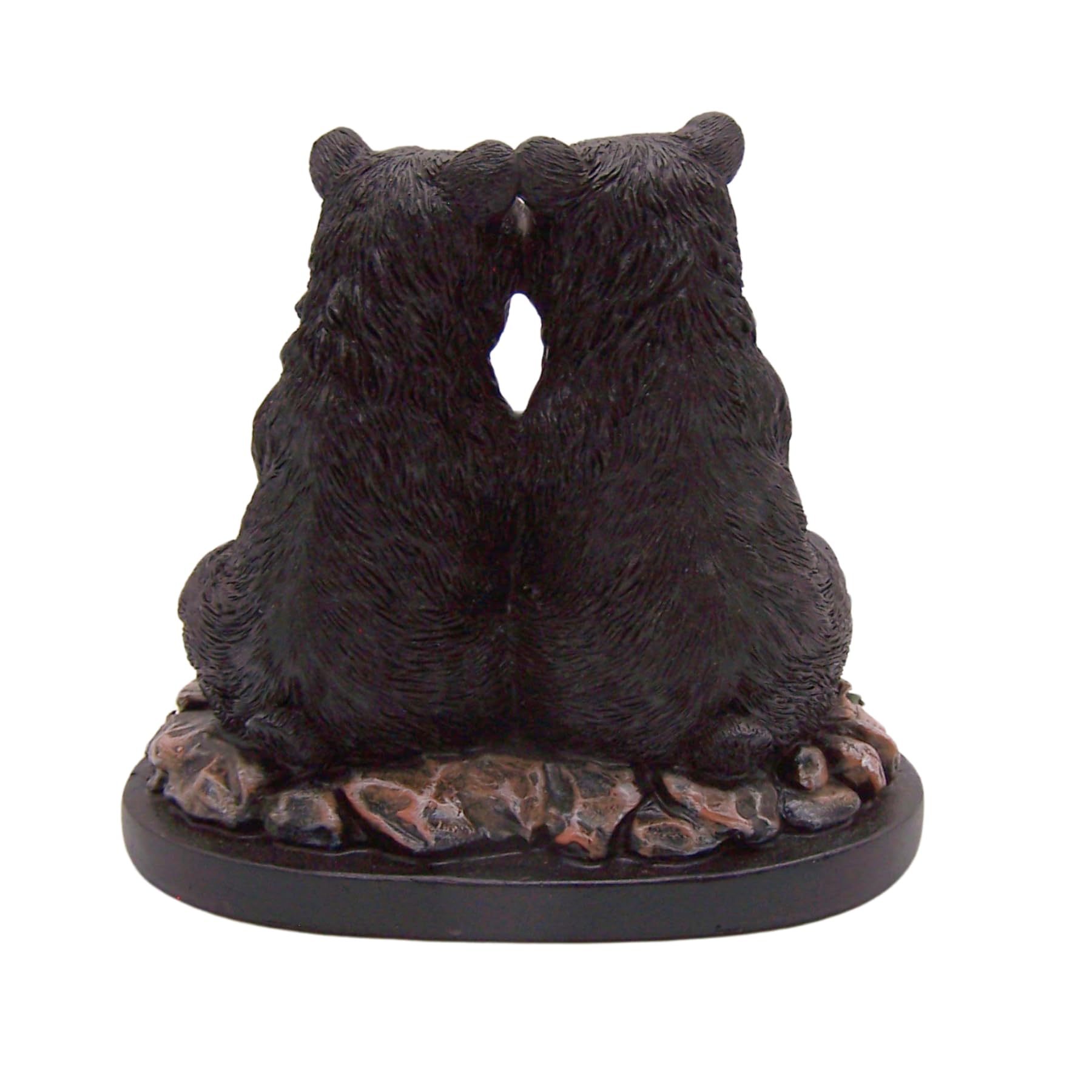 Ans Dotsloevner Couple bear 完売品 Amazon.com: Forever Together Bear Couple Figurine, Rustic Cabin