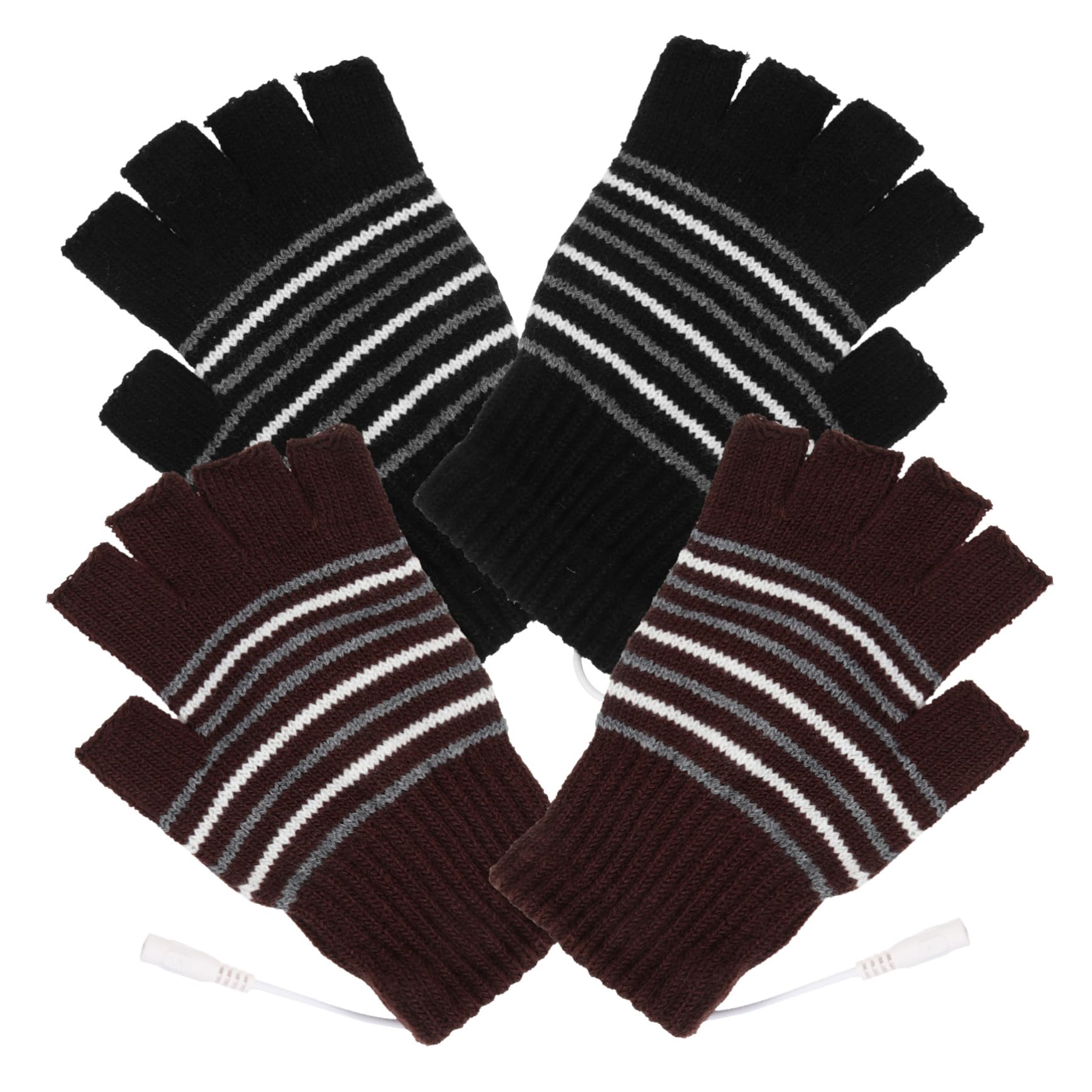 Gogogmee Adjustable Heating Mitts Windproof Warm Gloves Thermal Gloves for Outdoor Activities
