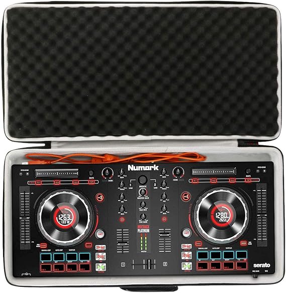 Khanka Hard Travel Case Replacement for Numark Mixtrack Platinum FX/Pro