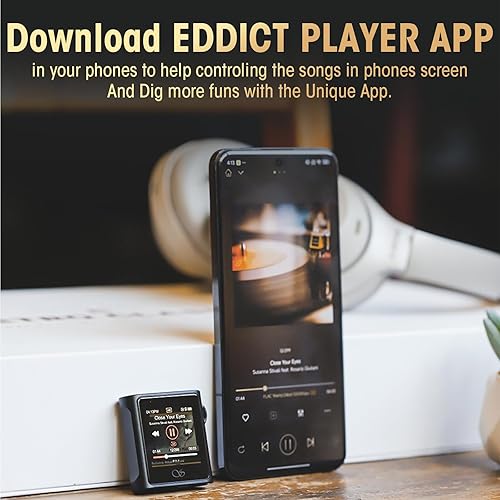 Miniatura 6 de SHANLING M0s 2 en 1 reproductor MP3 1.7 x 1.7 pulgadas DAC Hi-Fi reproductor de música con sonido compatible con tarjeta SD de hasta 2 TB, pantalla
