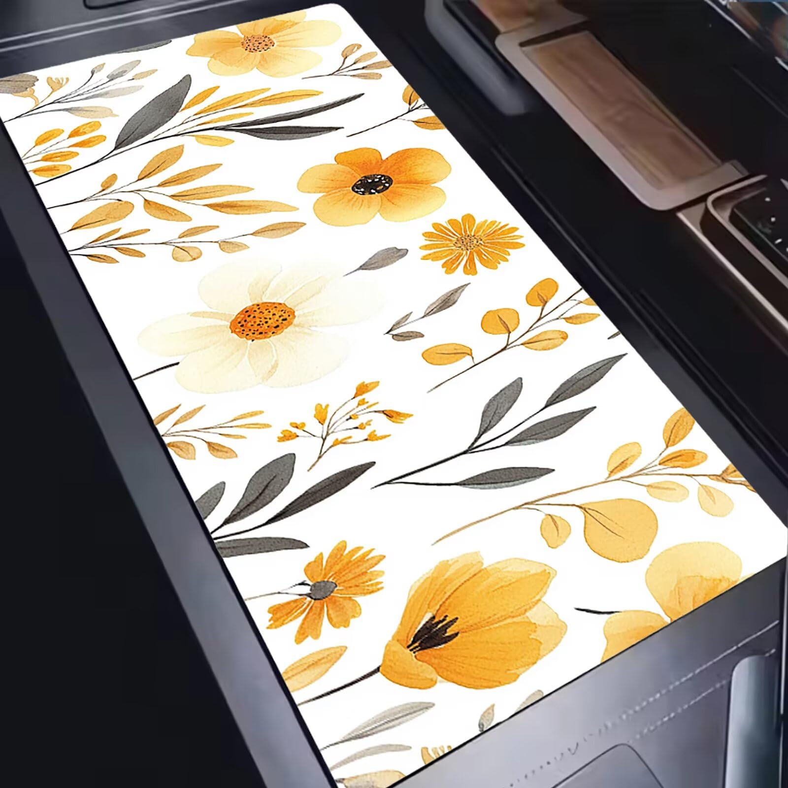 Podkładka pod mysz 1200 x 600 mm Podkładka pod mysz dla graczy, bardzo cienka podkładka na biurko, antypoślizgowa gumowa podstawa, zmywalna, ulepszona prędkość i precyzja do komputera, komputera