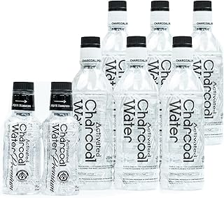 Amazon | 琉球フロント アクティブ チャコールウォーター 490ml×6本、アクティブ チャコールウォーター プレミアム 190ml×2本, 8本 | 琉球フロント | ミネラルウォーター 通販