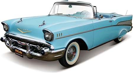 Amazon.com: 1955 Chevy Bel Air Convertible 1/18 Red