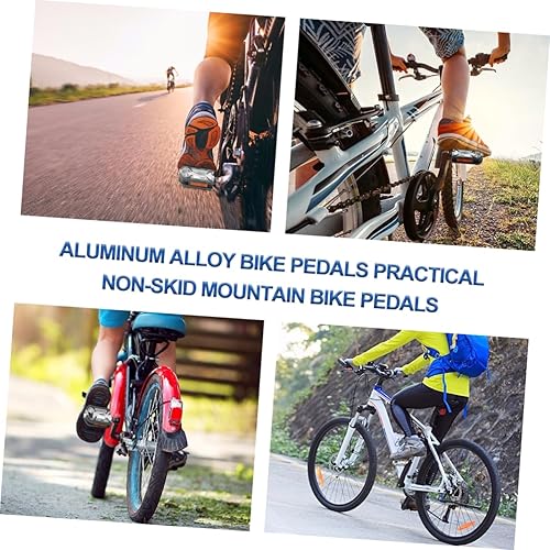 Miniatura 6 de Happyyami 4 Pcs Bicycle Pedal MTB Pedals Bike Aluminum Alloy Accessories