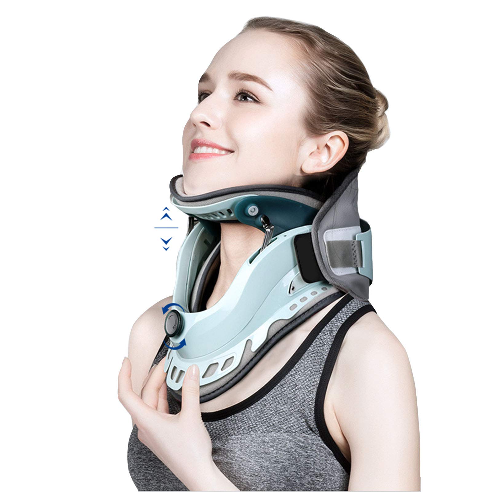 Cervical Tracción del Cuello De Dispositivos con Potencia De Tracción 3, Ajustable Neck Brace Camilla Masajeador para El Hogar Mejora De La Espina Dorsal De Alineación