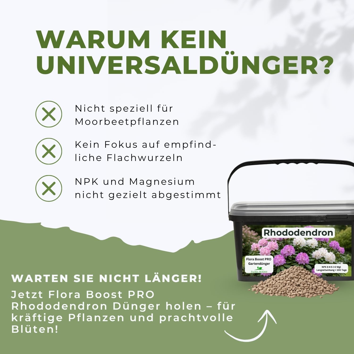 Flora Boost PRO Rhododendron Dünger Langzeitwirkung 5 kg