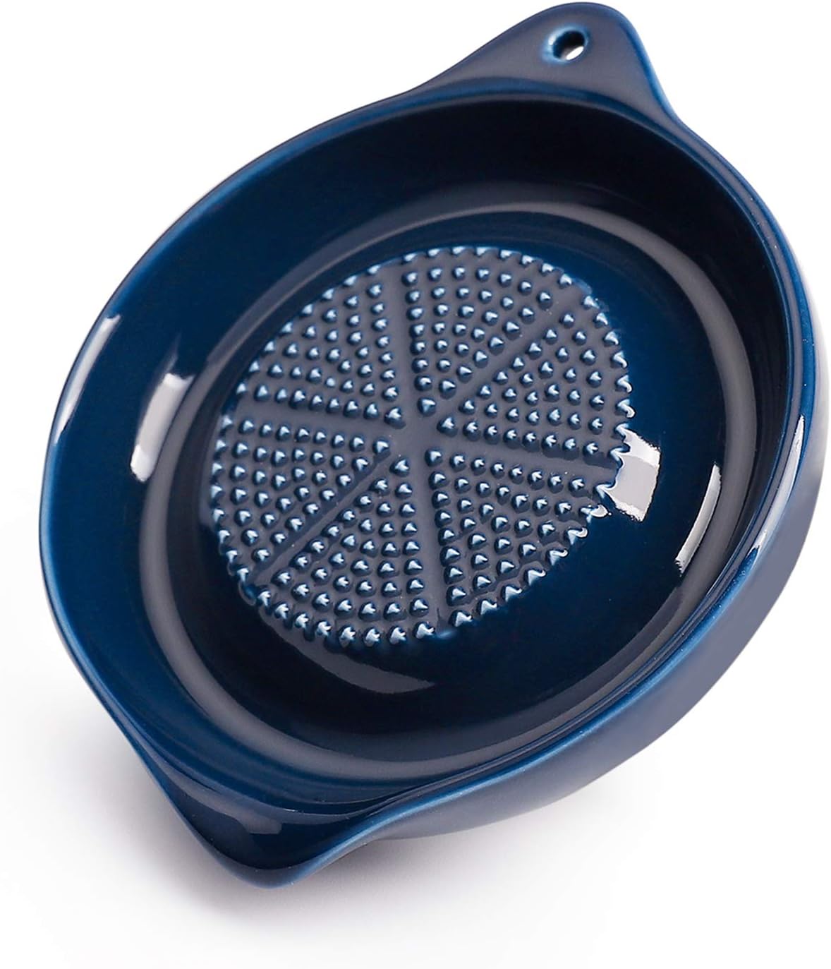 Sweese 803.103 Porcelain Grater Plate for Ginger, Garlic and Onion, 4 Inches, Navy