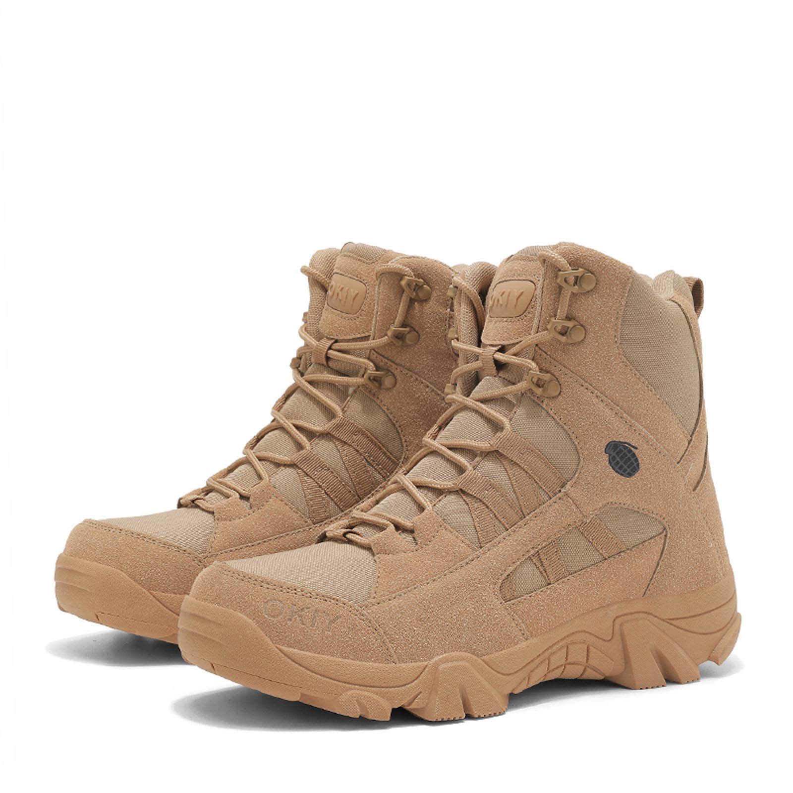 Botas de combate tácticas para hombre, botas de combate militares, botas militares para senderismo, caza, entrenamiento militar, combate, tácticas