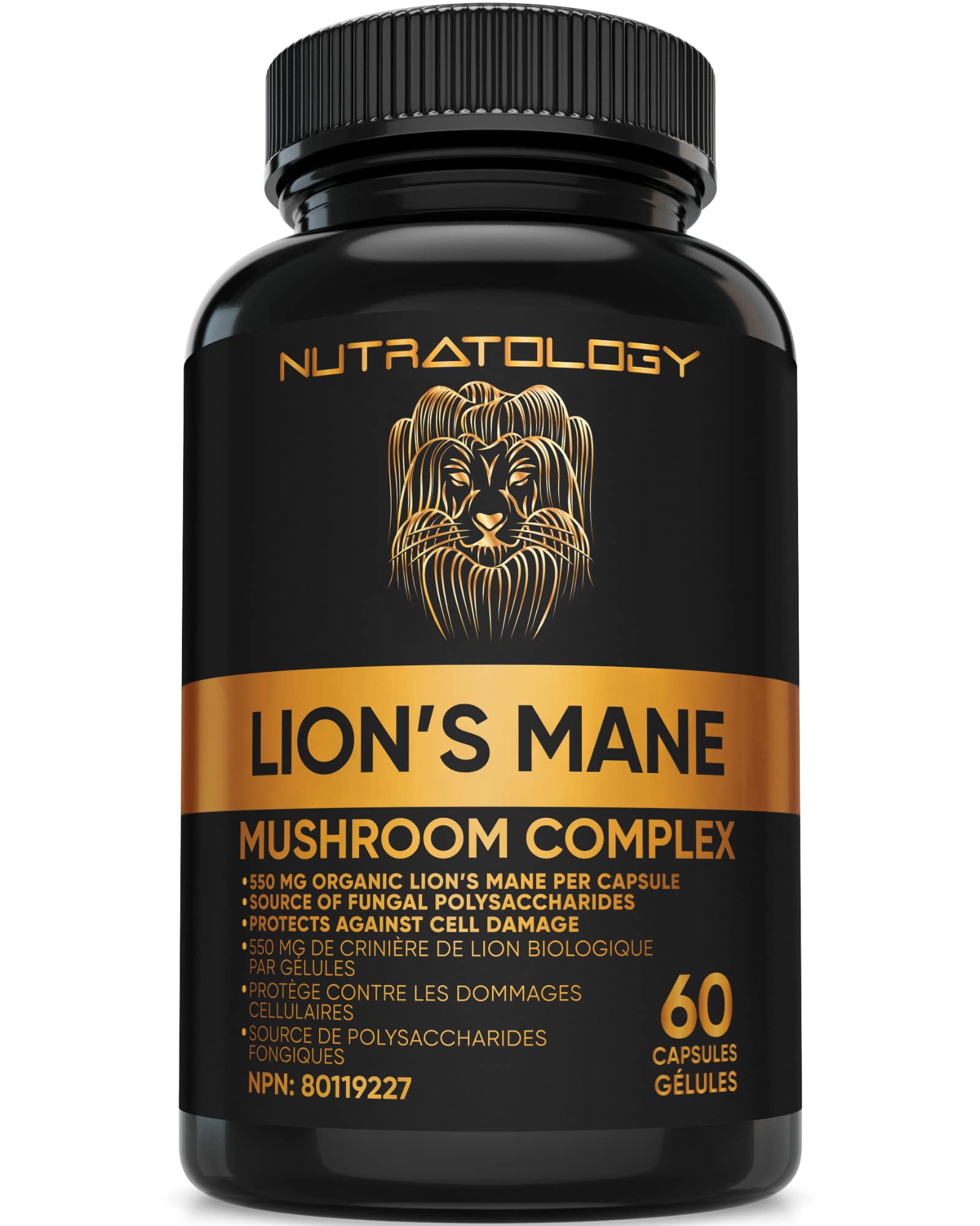 Capsules De Champignon Crinière De Lion Biologique 1000 Mg Bunkell - Neuf, 30/60/120 Pièces