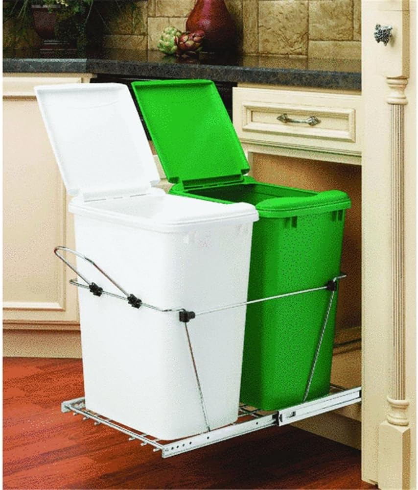 Rev-A-Shelf 35 Quart Double Recycling Pull-Out Waste Container